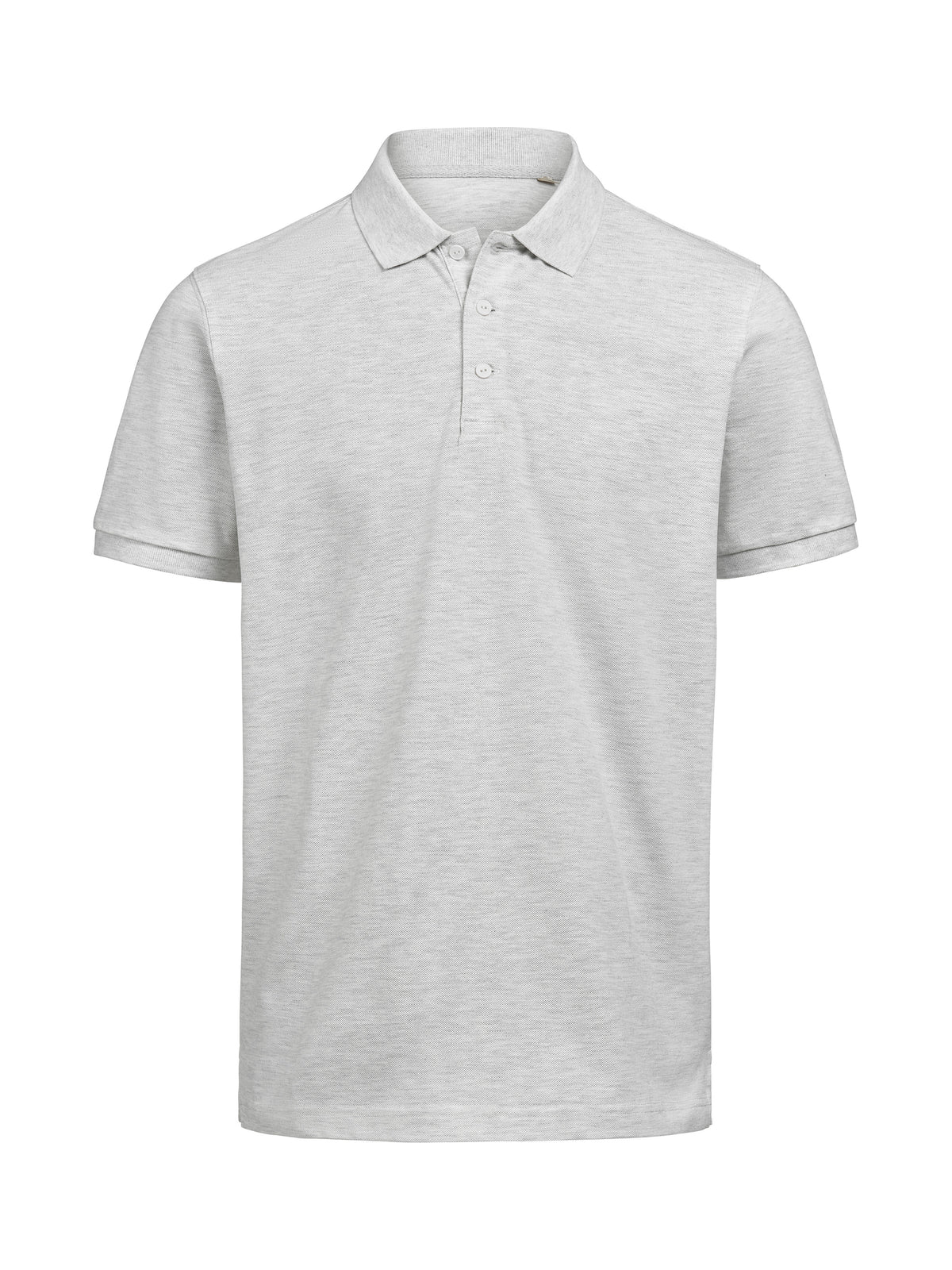 Vereins Polo – UM Regular Fit | individuell bedruckt – Aschgrau Meliert