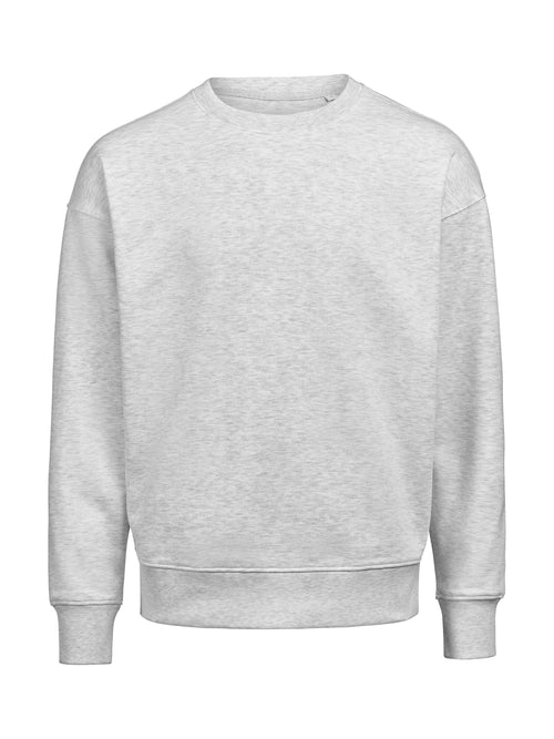 Vereins Crewneck – UM Loose Fit | individuell bedruckt – Aschgrau Meliert