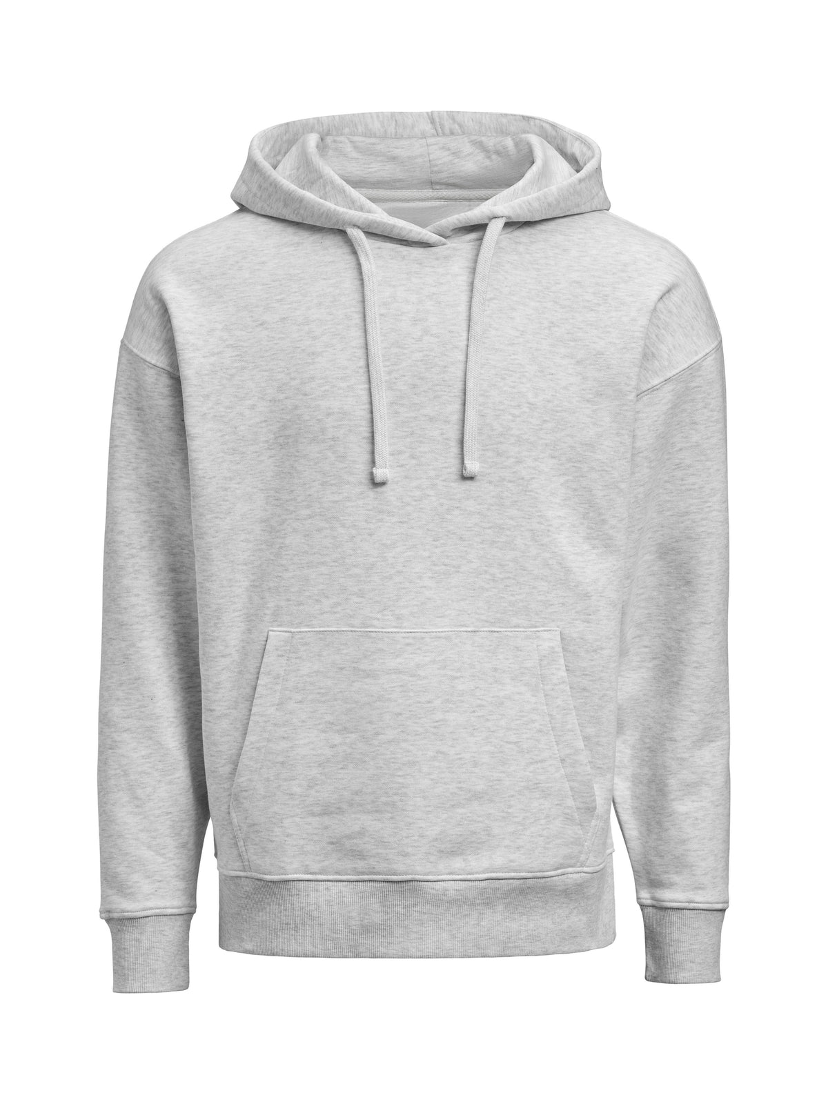 Vereins Hoodie – UM Loose Fit | individuell bedruckt – Aschgrau Meliert